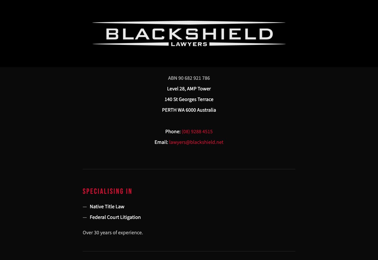 Blackshield Lawyers public website